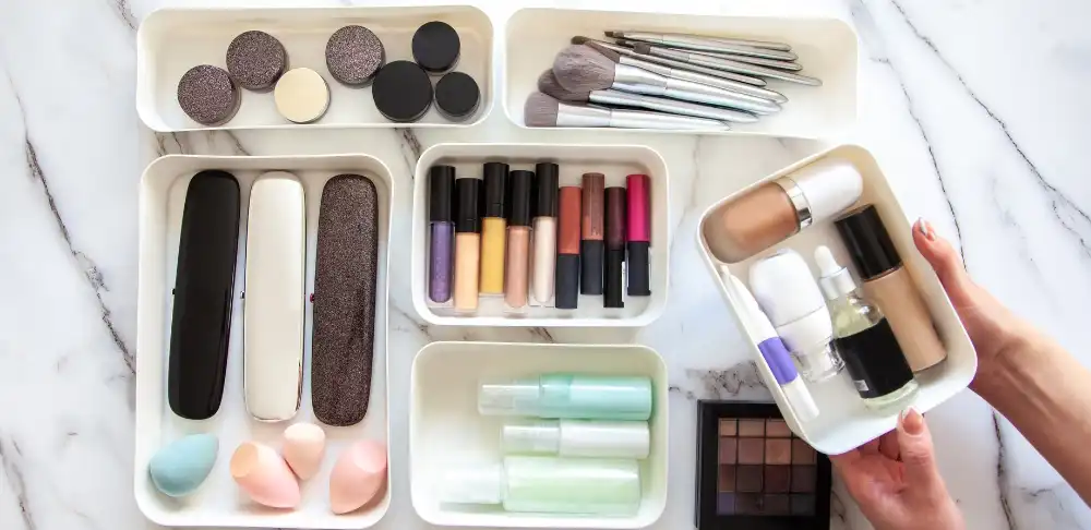 meilleur organisateur de maquillage